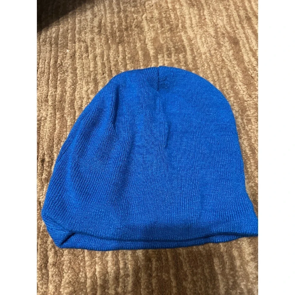 Vintage Marvel Spider-Man Beanie Hat Knit Cap Superhero Blue‎ Boys Kids